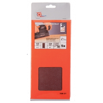 Tépőzáras csiszoló 115 mmx230 mm