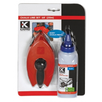211 Plumb Bob Chalk Line - Klasszikus kicsapózsinór Szett