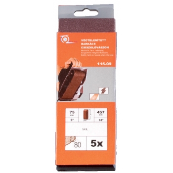 Végtelenített csiszolóvászon 75 mmx457 mm