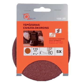Tépőzáras csiszoló 115 mm