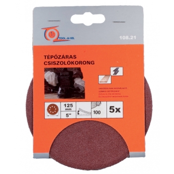 Tépőzáras csiszoló 125 mm